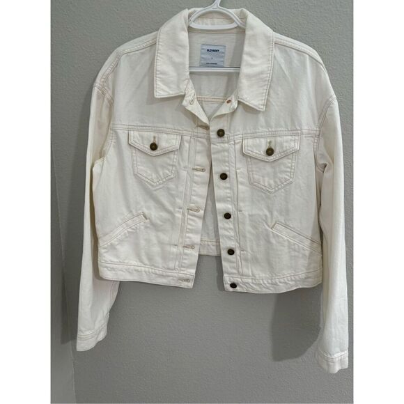 ❤️Old Navy Cropped Denim Jean Jacket - Picture 1 of 6